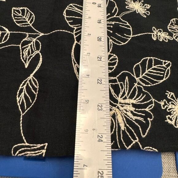 Carole Little M Floral Embroidered Career Top / Shirt/Jacket - Picture 7 of 7